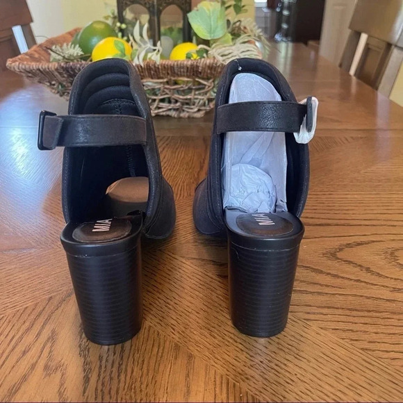 MIA Keity Open Toe Sling Back Heel in Black Size 9 - Picture 5 of 11